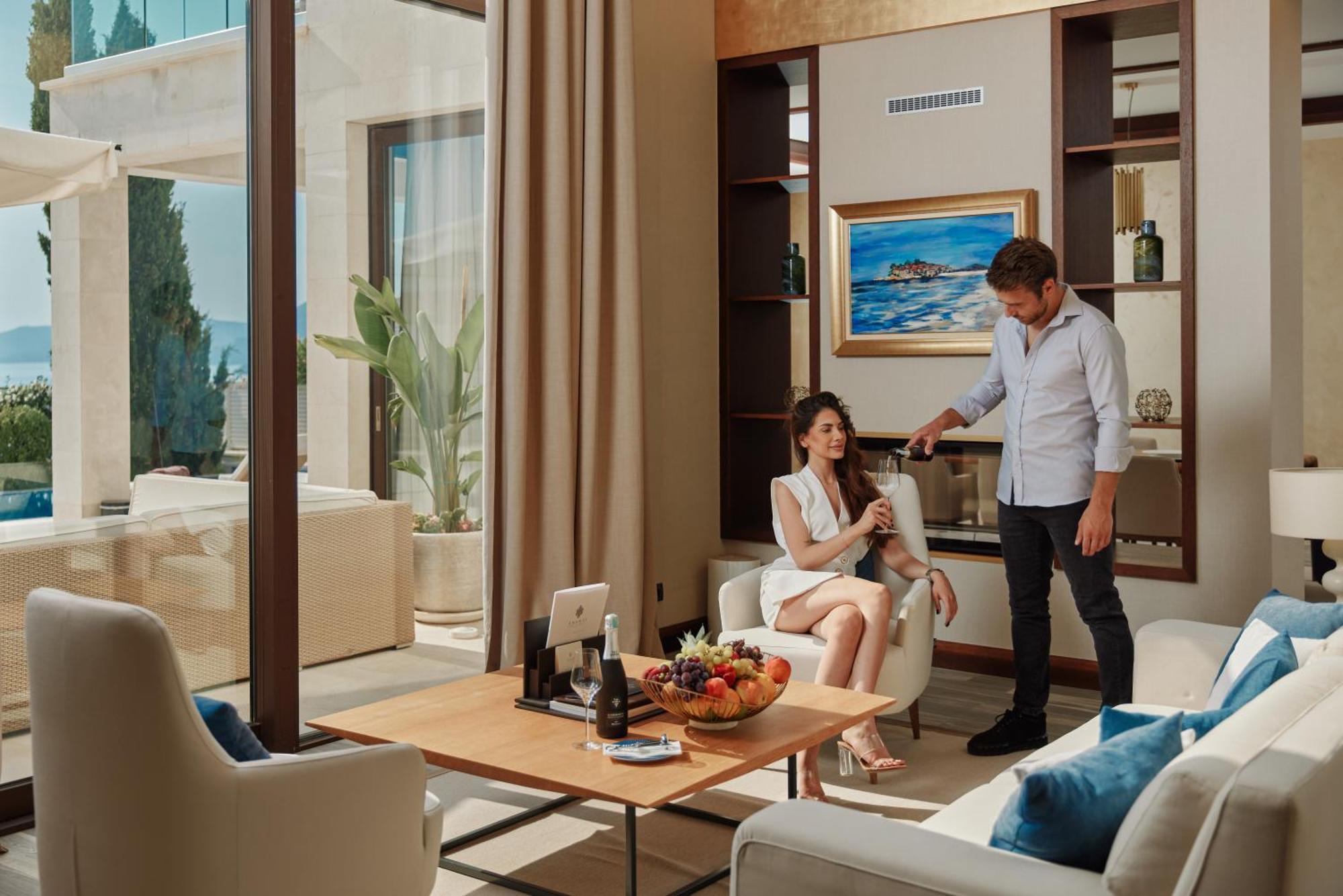 Ananti Resort, Residences & Beach Club - The Leading Hotels Of The World Sveti Stefan Exteriör bild